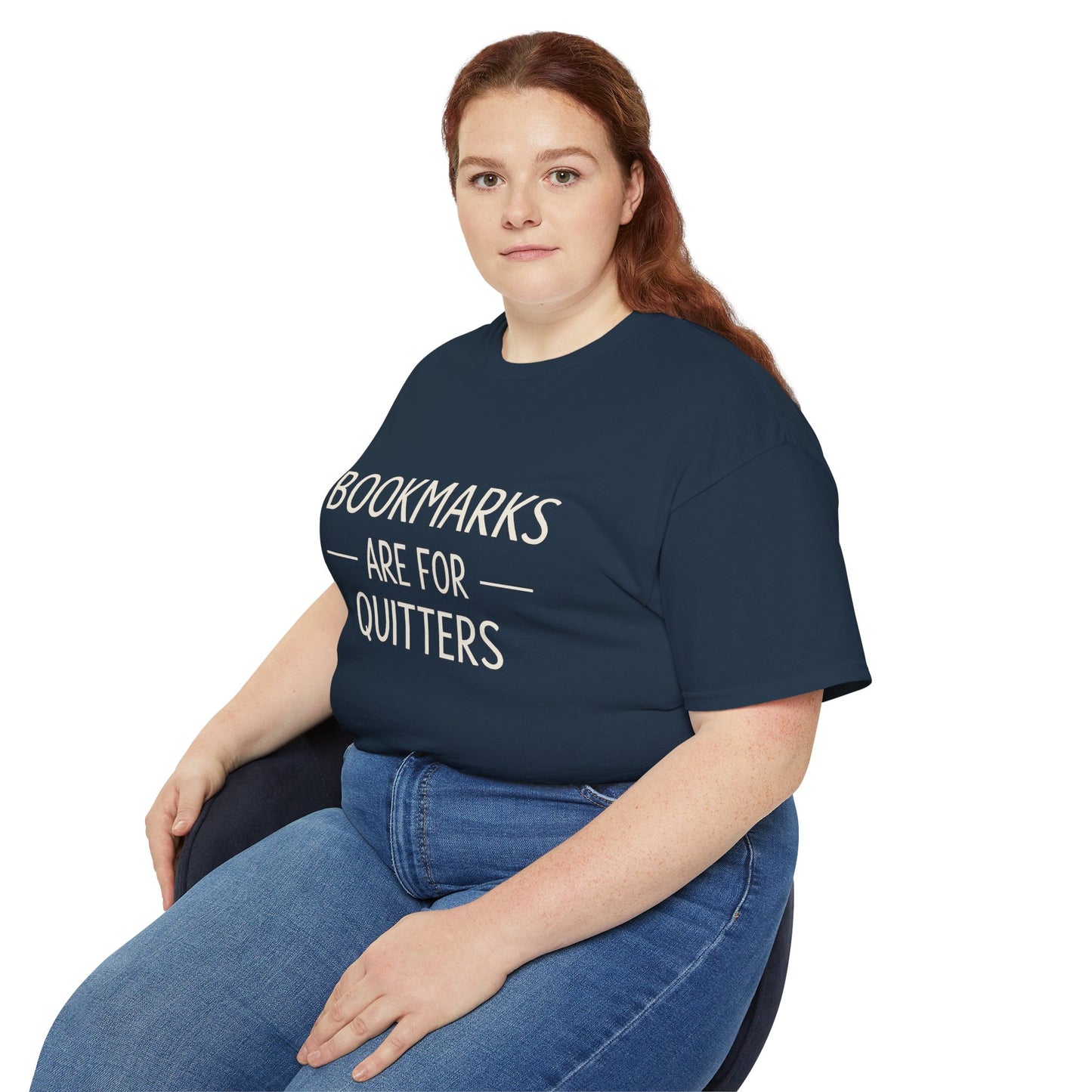 "Bookmarks Are For Quitters" Graphic T-Shirt