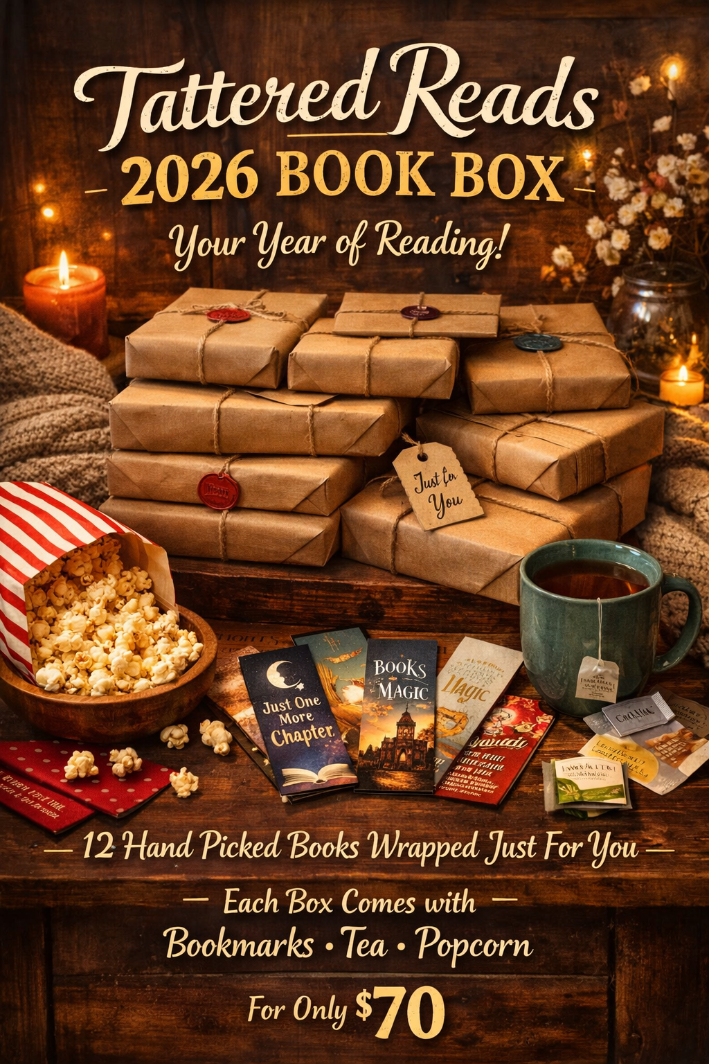 Tattered Reads 2026 Book Box