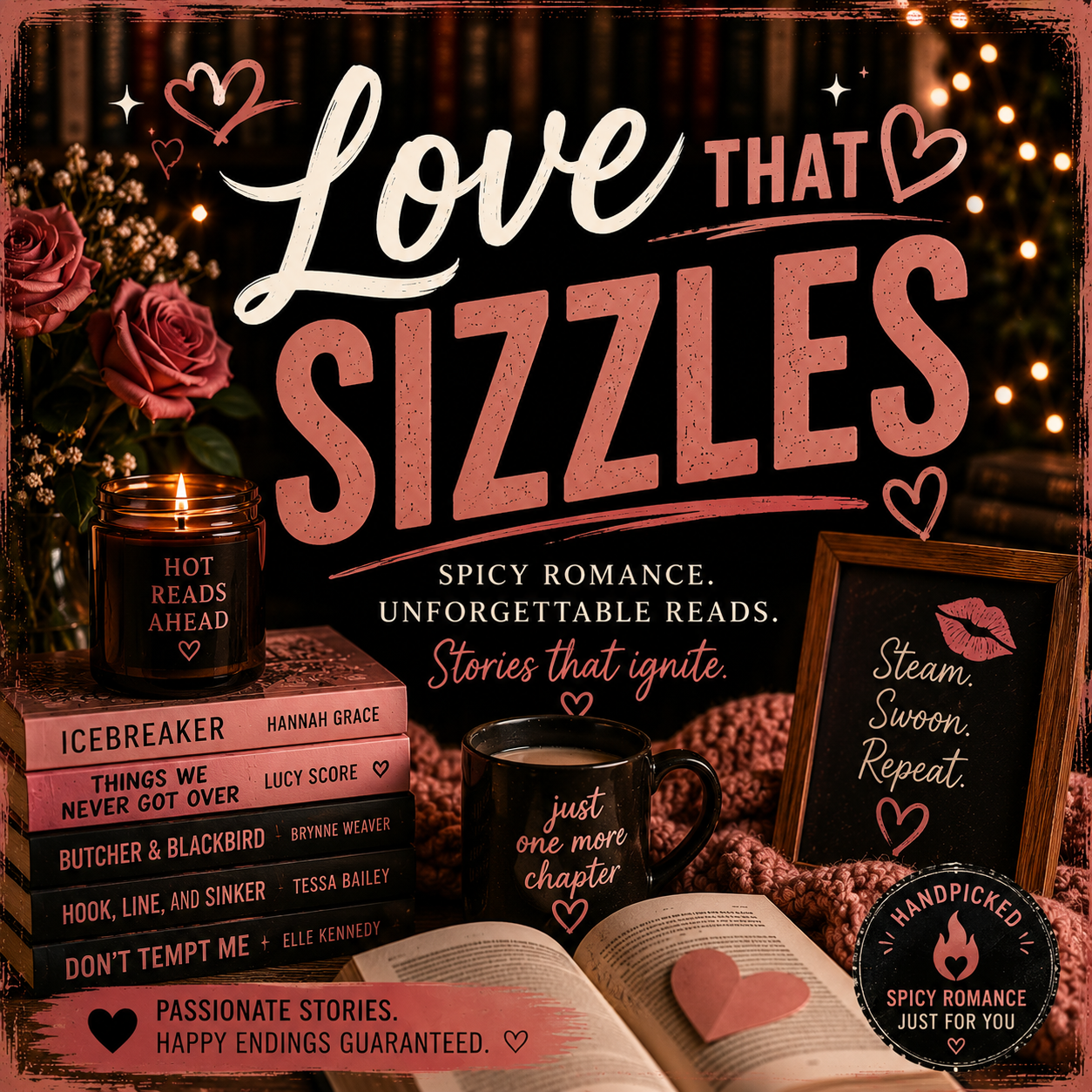 Love that sizzles, stories that ignite