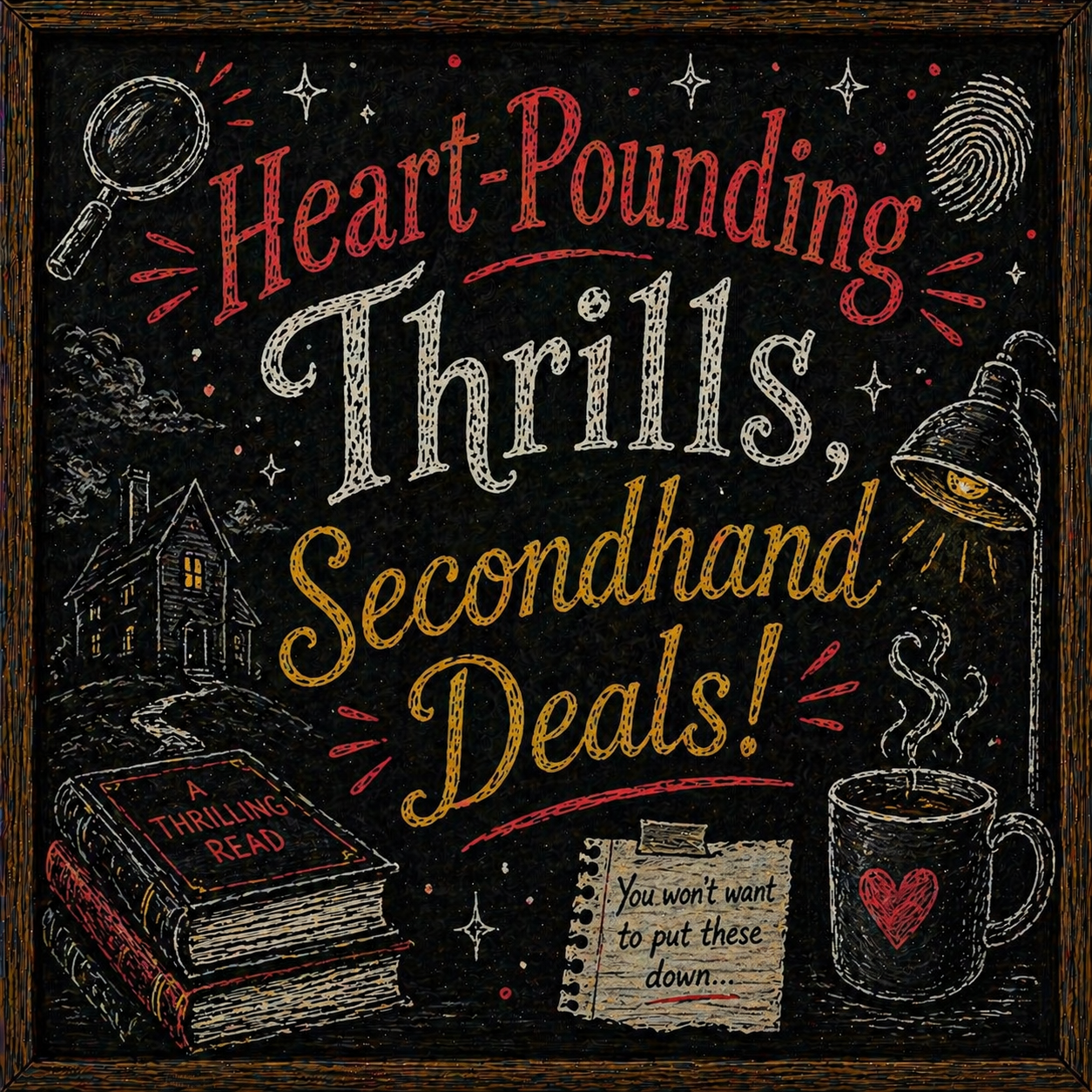 Heart-Pounding Thrills, Secondhand Deals!