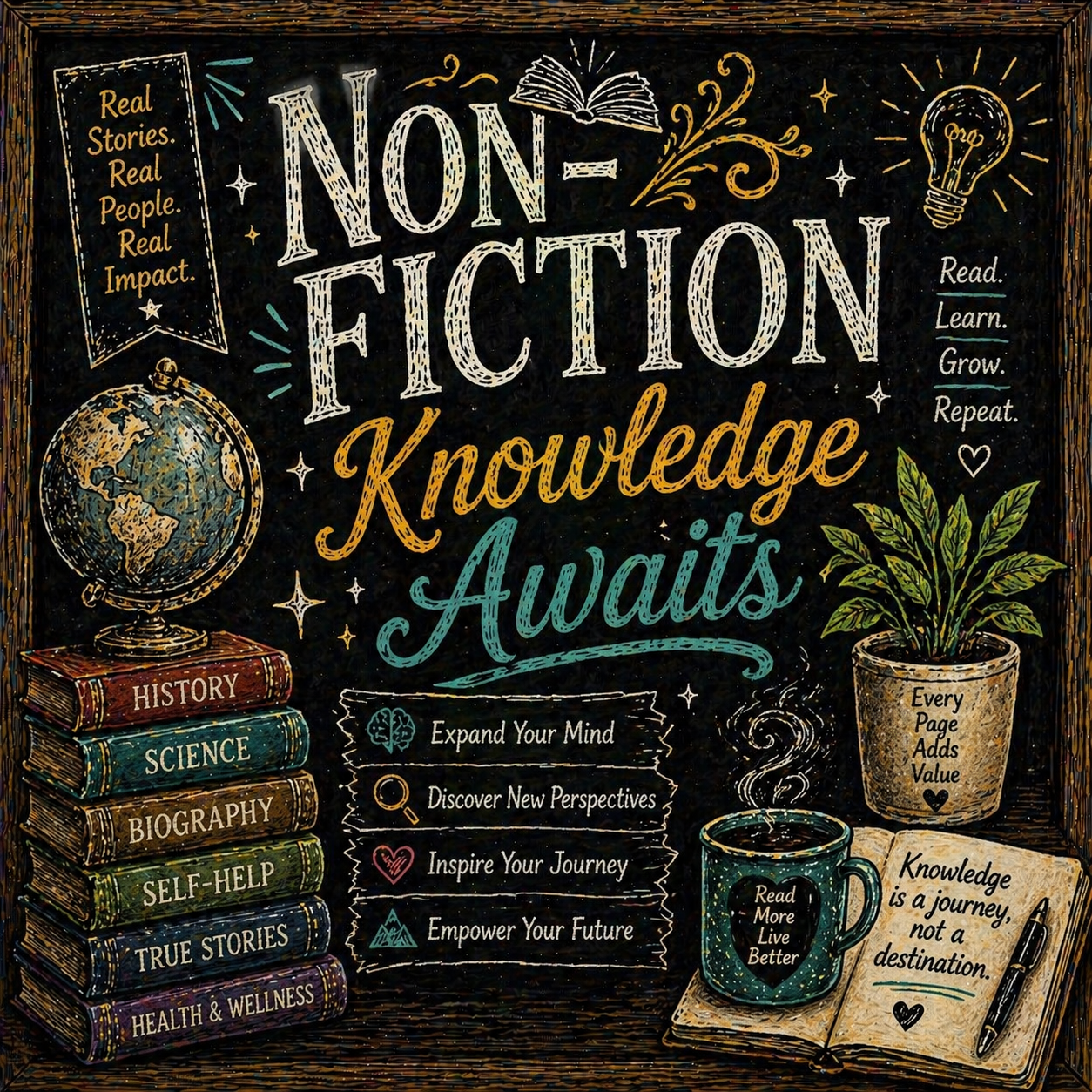Non-Fiction Books – Knowledge Awaits