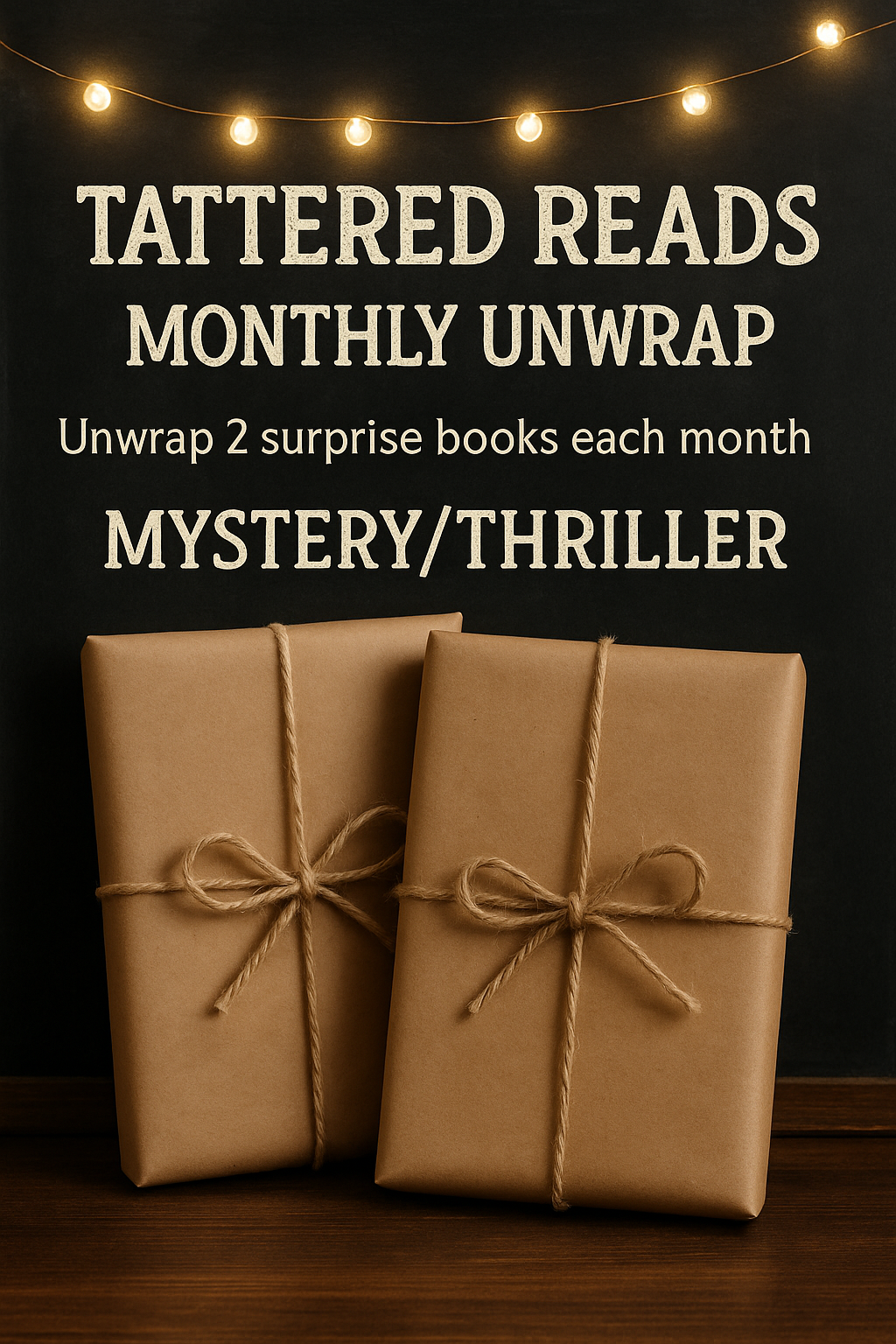 Tattered Reads Monthly Unwrap - Mystery/Thriller