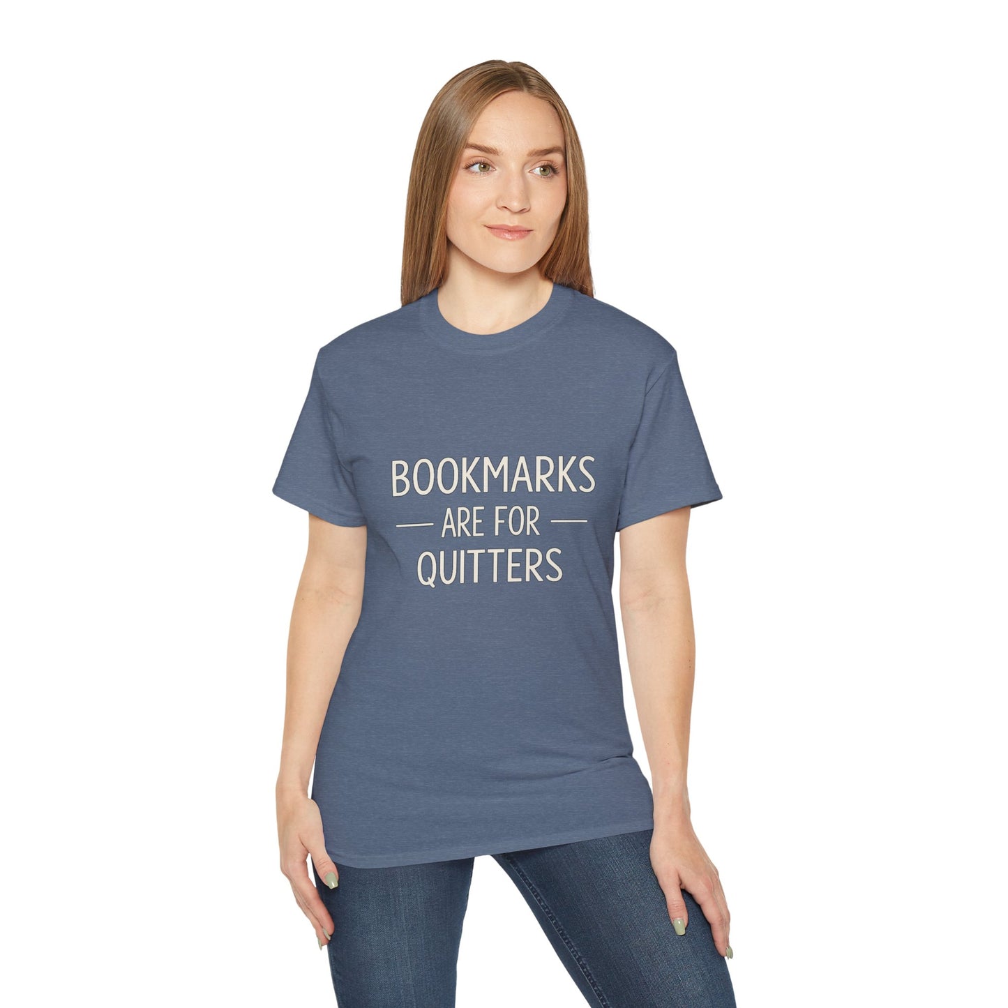 "Bookmarks Are For Quitters" Graphic T-Shirt
