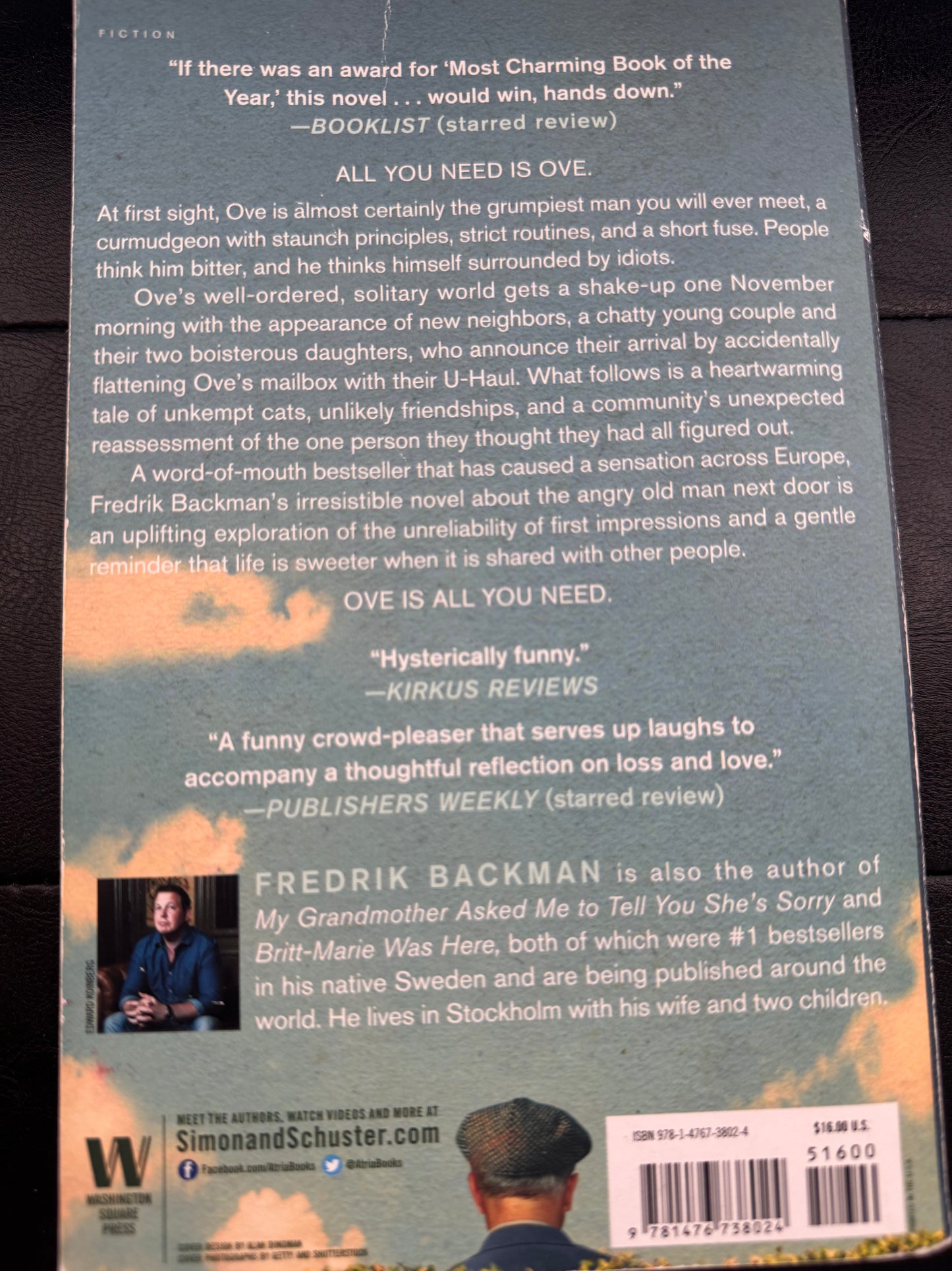 A Man Called Ove by Fredrik Backman