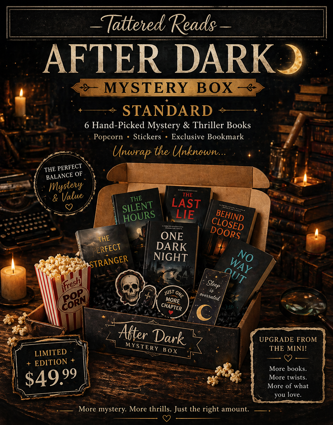🖤🌙 Tattered Reads After Dark Mystery Box 🌙🖤