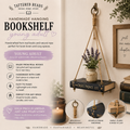 📚 Tattered Reads Hanging Bookshelves 📚