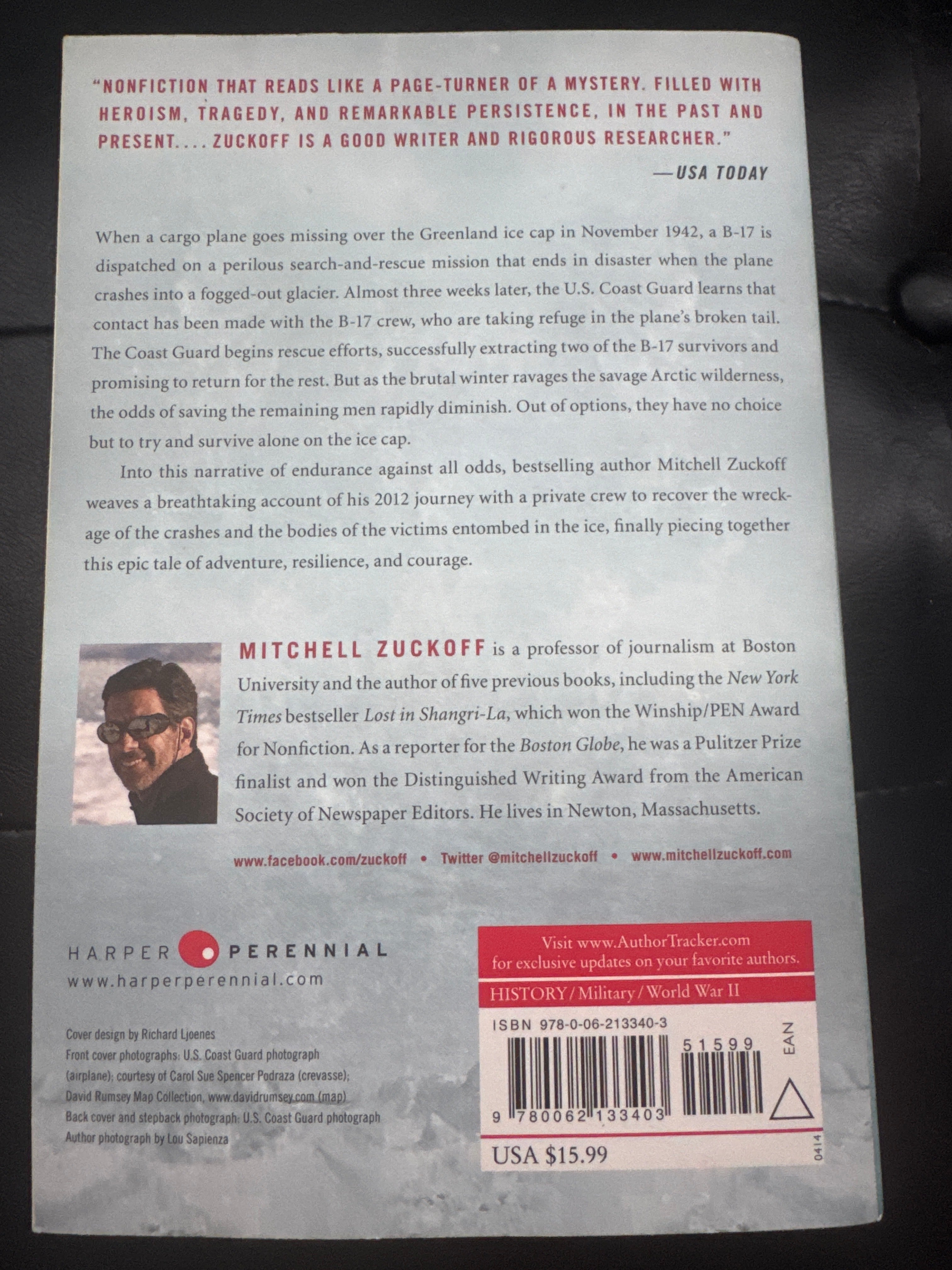Frozen in Time: An Epic Story of Survival and a Modern Quest for Lost Heroes of World War II (P.S.) by Mitchell Zuckoff