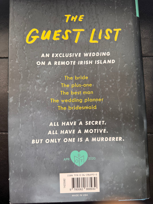 The Guest List by Lucy Foley